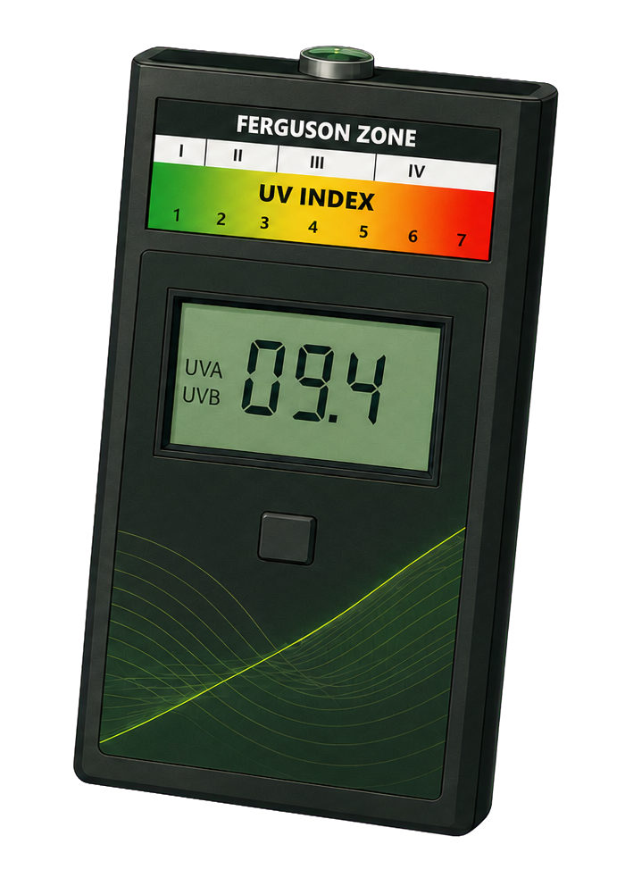 Solarmeter Model 6.5 UV Index Meter 2D 渲染图